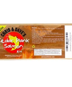 Kit para hacer tu propio salmón a la tabla de cedro, pack