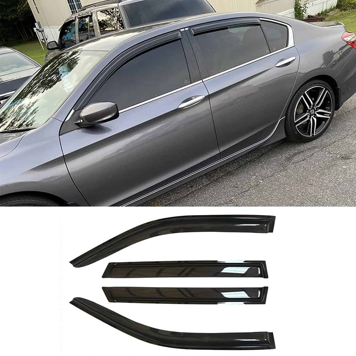 Deflector de ventana lateral Deebior 94535 compatible con