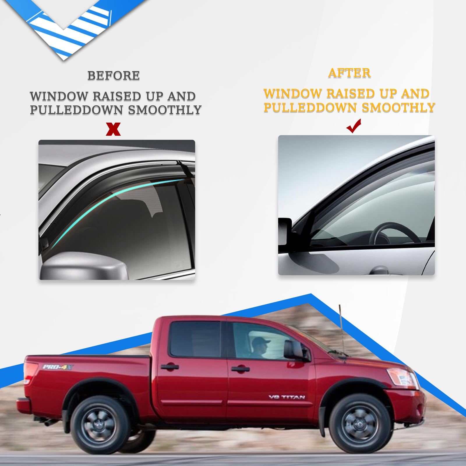 Predep Front Right Passenger Side Power Window with Motor - Imagen 4