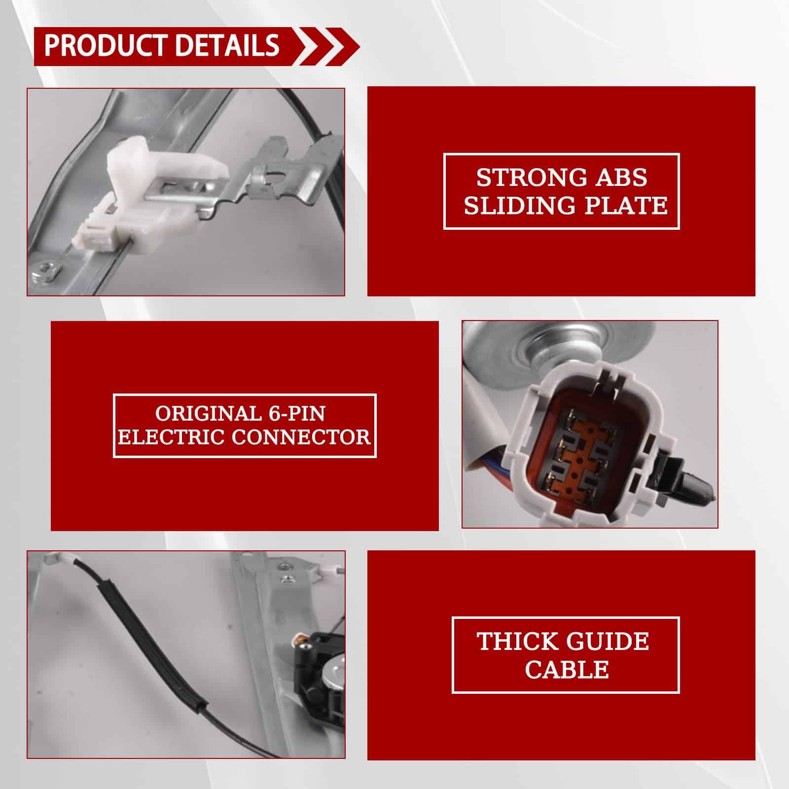 Predep Regulador de Ventana Eléctrico Frontal Izquierdo del - Imagen 6