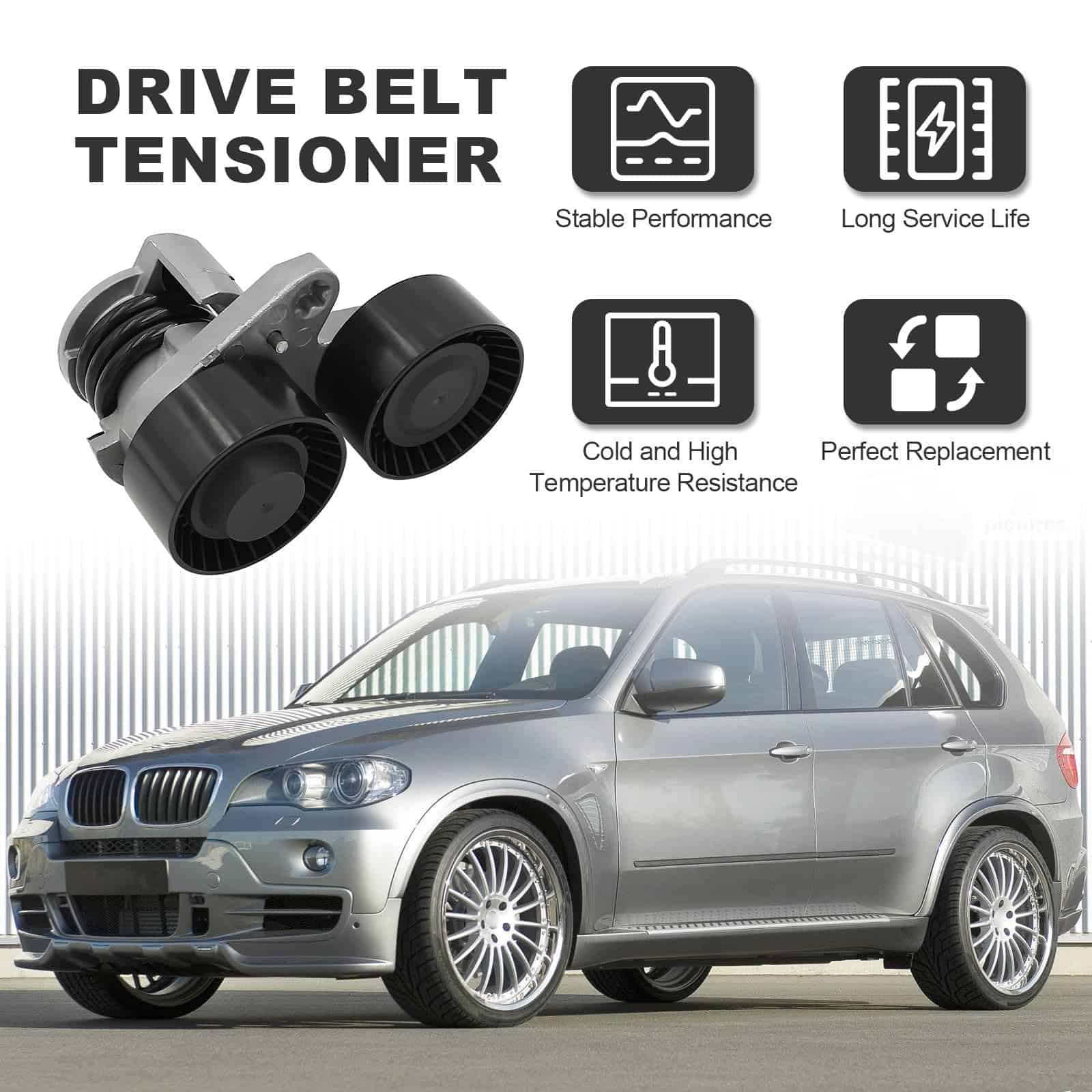 Tensor de correa del motor del motor compatible con - Imagen 4