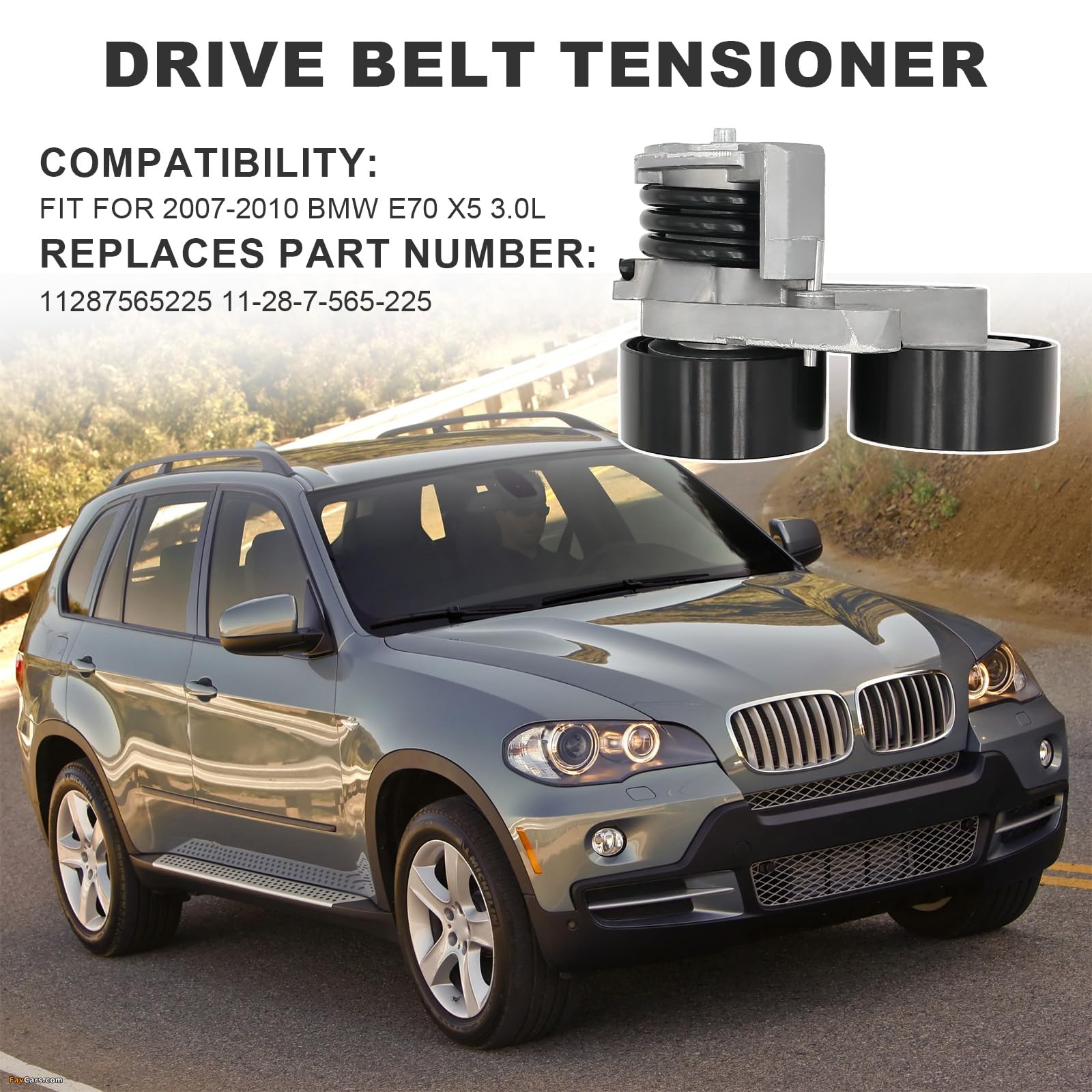 Tensor de correa del motor del motor compatible con - Imagen 5