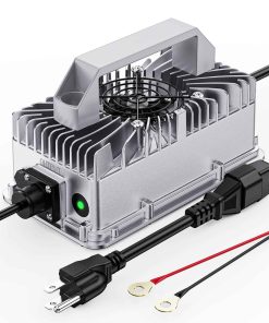 Cargador de batería LiFePO4 de 12V 30A, PowerUrus 14.6V