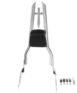 Sissy Bar Desmontable para el Pasajero de Cromo Fatboy con