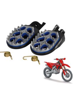 PRO CAKEN CNC Puños de reposapiés de doble piso para motos