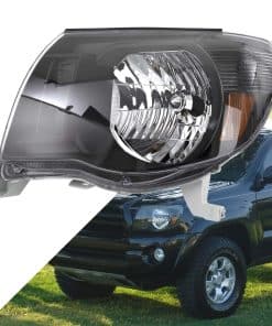 Faros negros mate completos SHELITA para Toyota Tacoma
