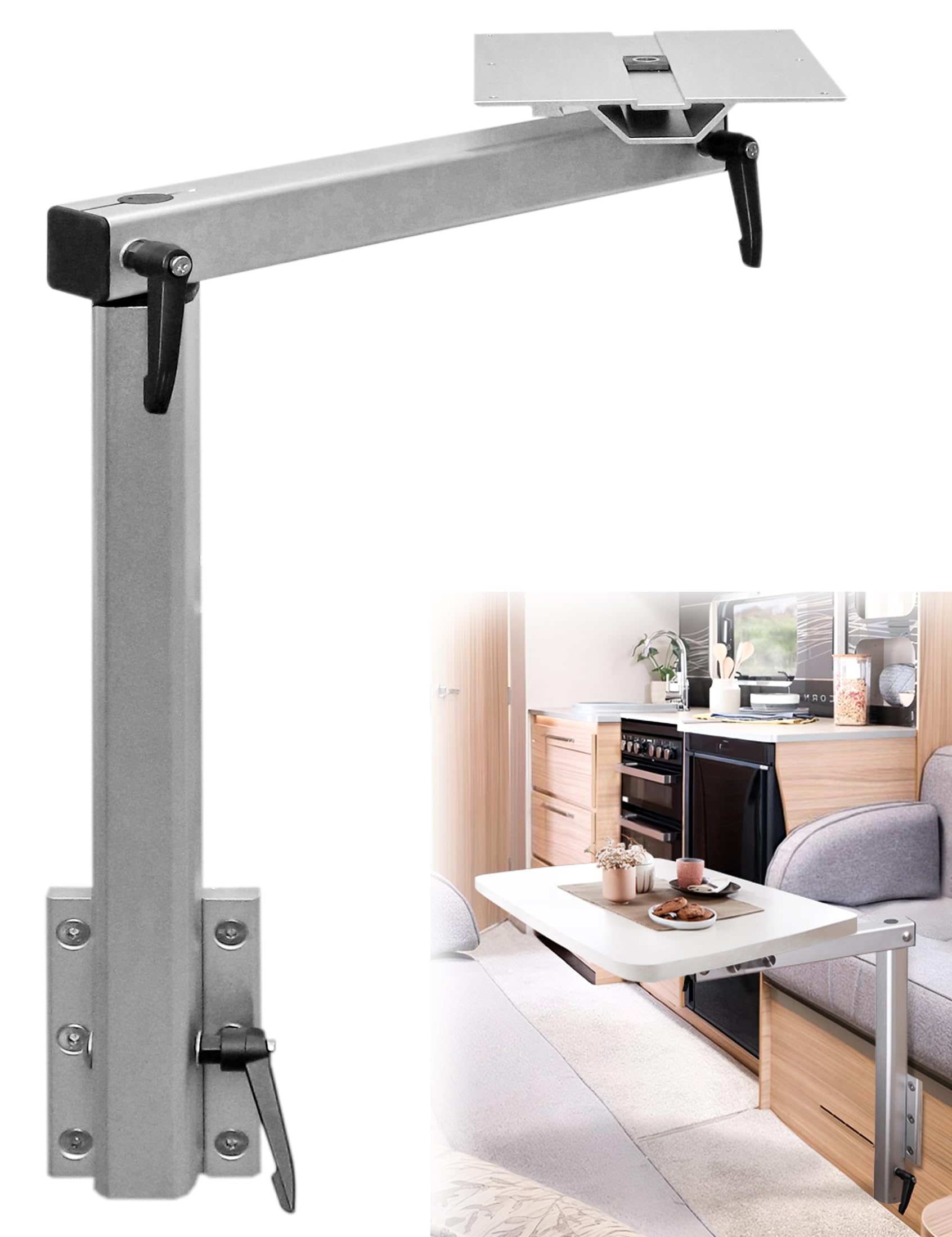 HWHongRV Upgrade Removable Table Leg Swivels 360 Degrees - Imagen 10