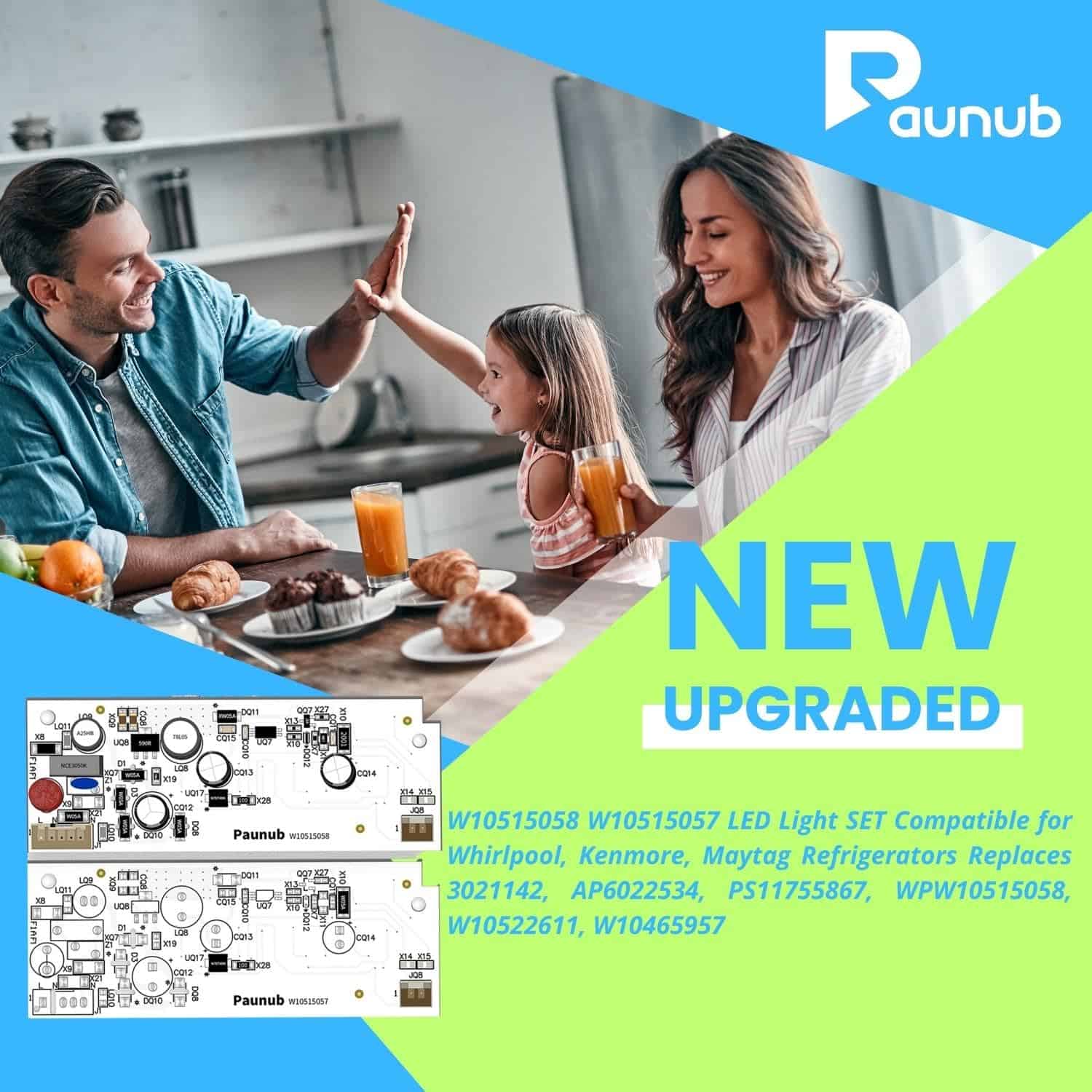 Nuevo juego de luces LED de repuesto para refrigerador - Imagen 5