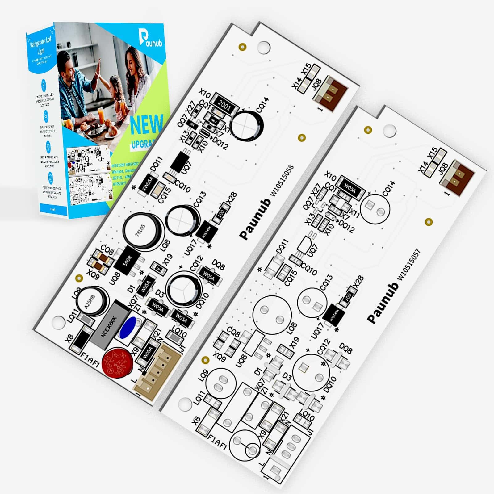 Nuevo juego de luces LED de repuesto para refrigerador