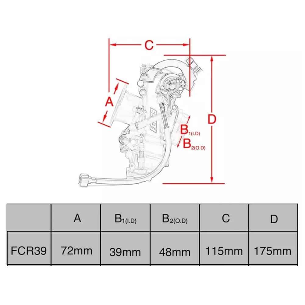 Carburador YJGZSVK FCR39 para Suzuki DRZ400S DRZ400E DRZ400 - Imagen 3