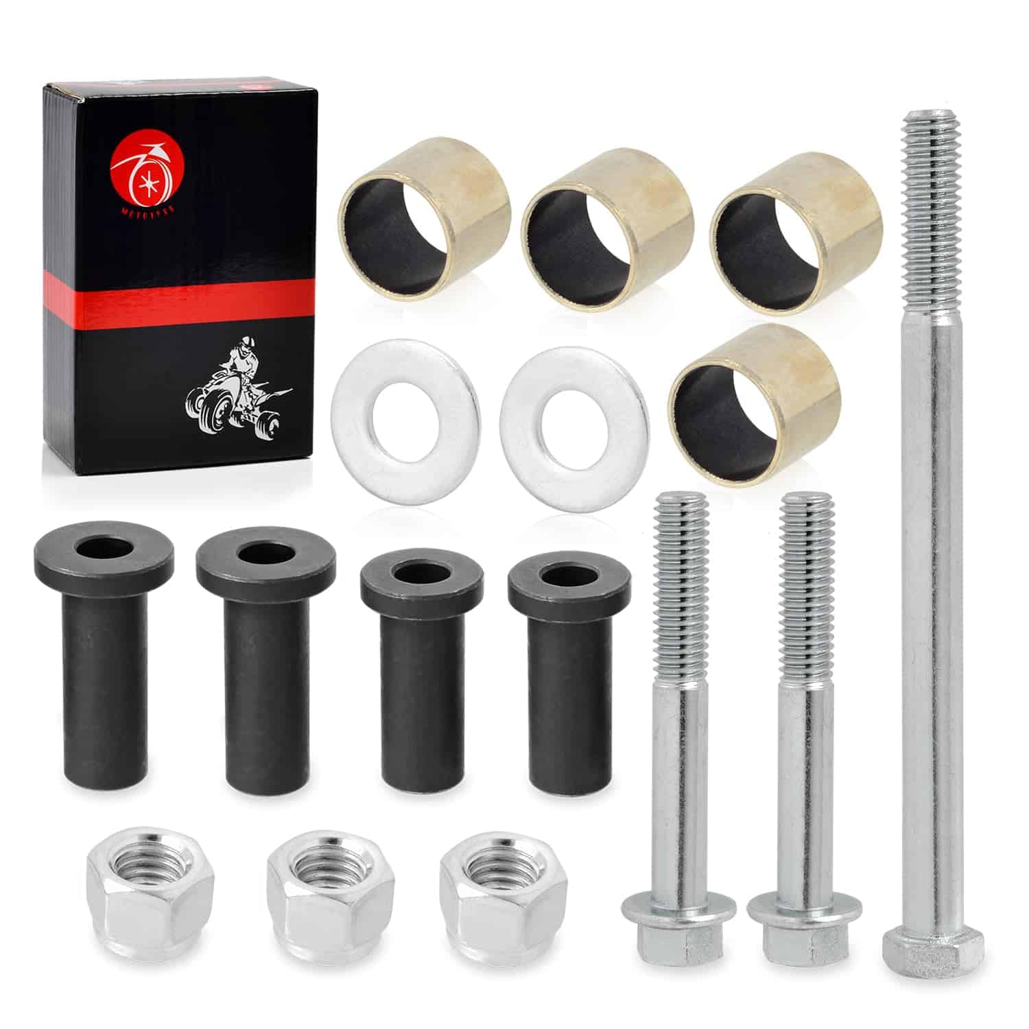 Kit de Buje y Tornillo de Brazo de Suspensión Inferior