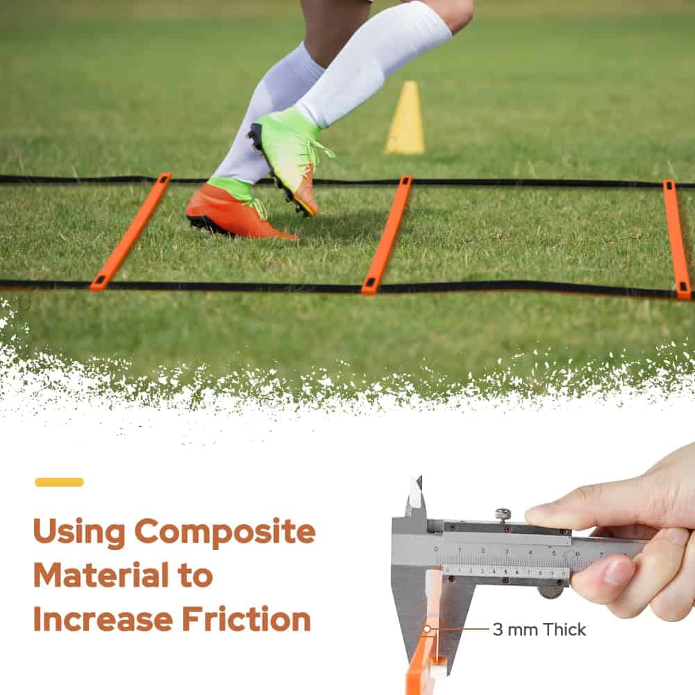 GHB Pro Agility Ladder 2 Pack Agility Training Ladder Speed - Imagen 7