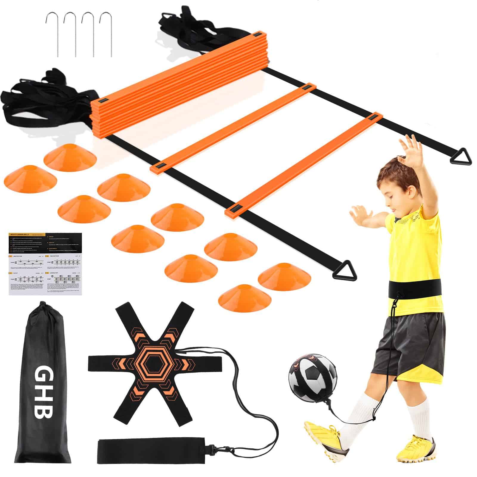 Set de Entrenamiento de Fútbol GHB Pro Agility Ladder