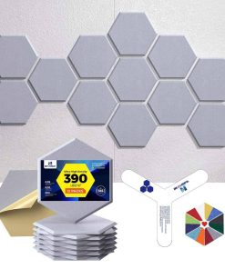 Paneles Acústicos Autoadhesivos Dexmoko [390 -Gris Nube