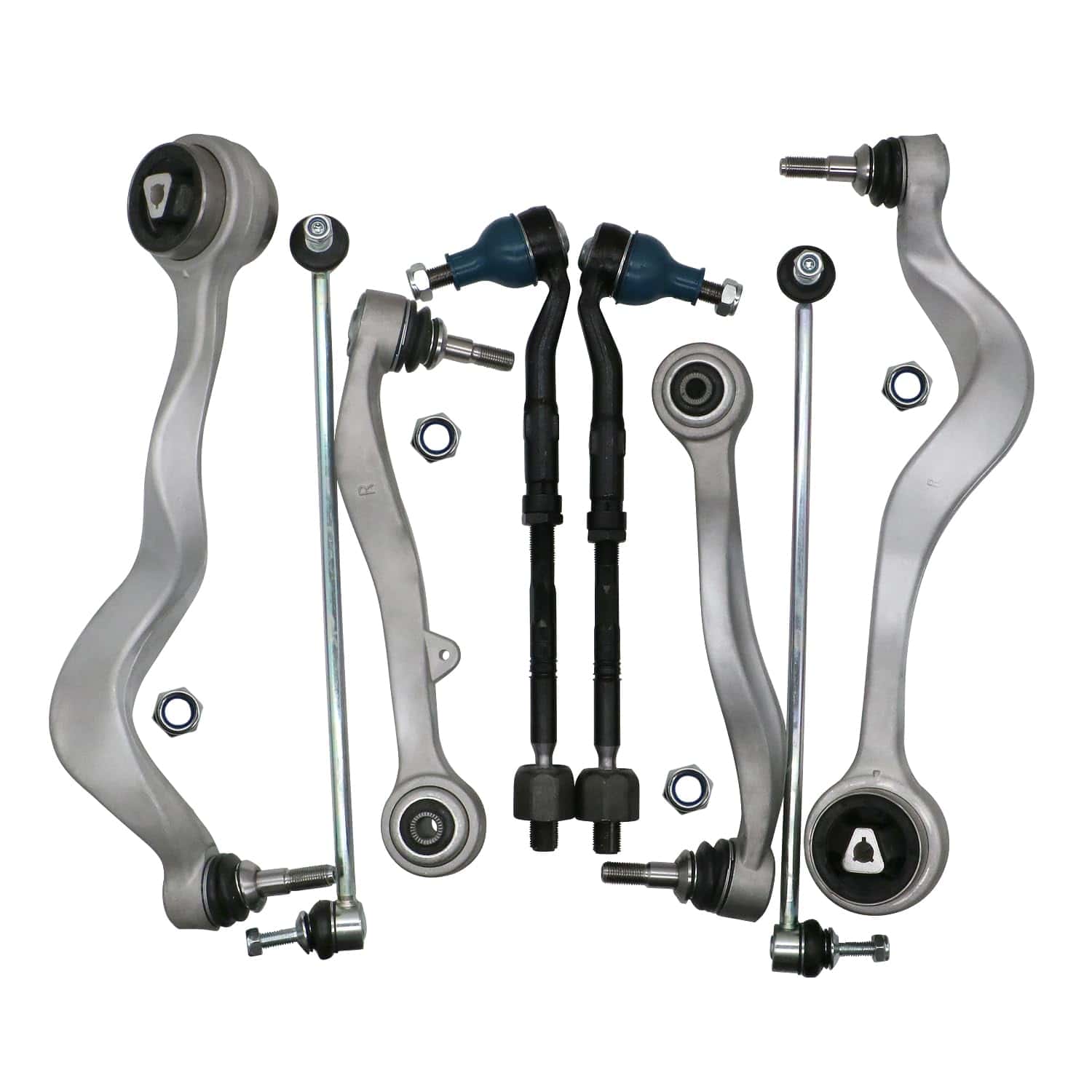 Kit de suspensión delantera de 10 piezas, brazo de control