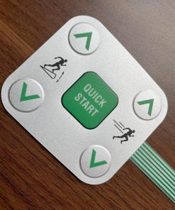 Película de botón para máquina de caminar Precor 932