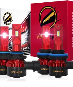 Juego de bombillas LED Firehawk 9005/HB3 y H11/H8/H9/H16