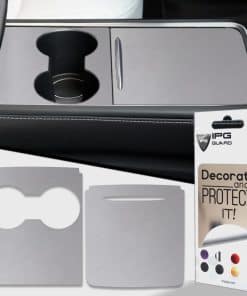 IPG para Tesla Model 3 - Model Y Centro -Aluminio Cepillado