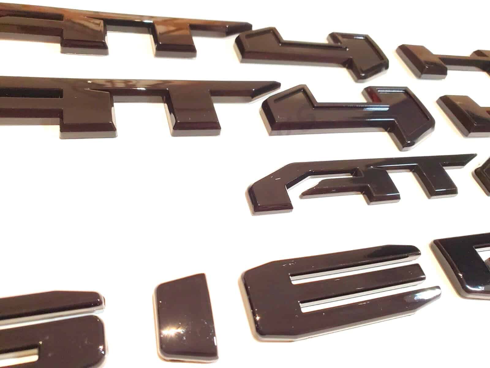 6Pcs Kits AT4 HD Emblema Sierra Puerta Insignia Trasera - Imagen 3