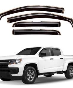 Deflectores de Ventana Tintados en Canal Incluido Visera de