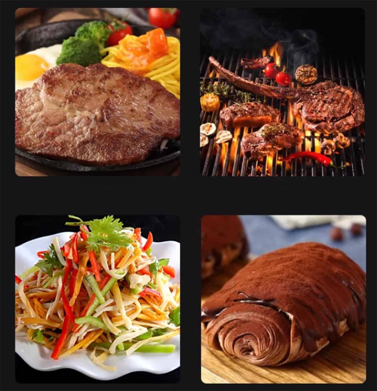 6 Pzas 11 Pulgadas Pinzas Coreanas de Barbacoa de Acero - Imagen 7