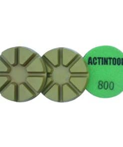 Juego de 3 almohadillas de pulido de piso de concreto de