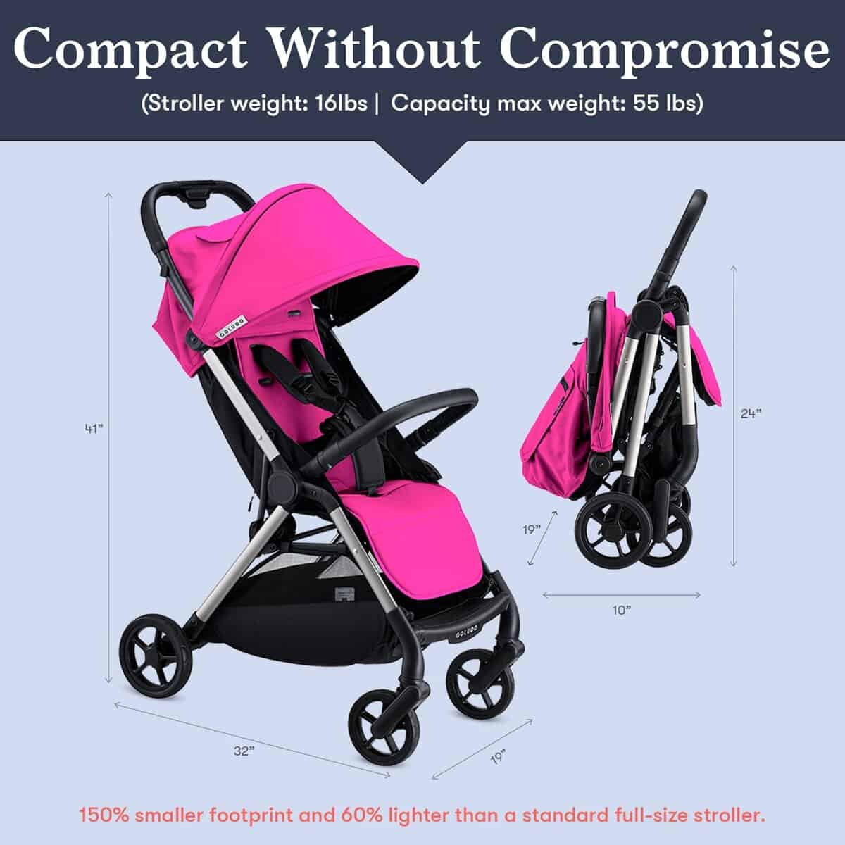 Coche de bebé Colugo The One - Ligero Plegable Compacto - Imagen 5