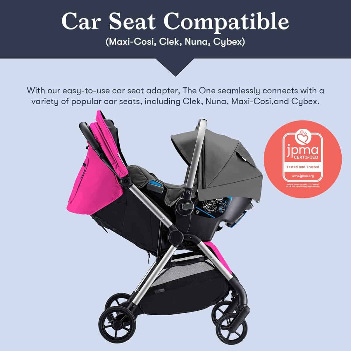 Coche de bebé Colugo The One - Ligero Plegable Compacto - Imagen 4