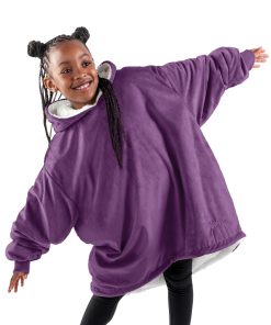 Manta portátil con capucha Bare Home Sherpa Fleece - Talla