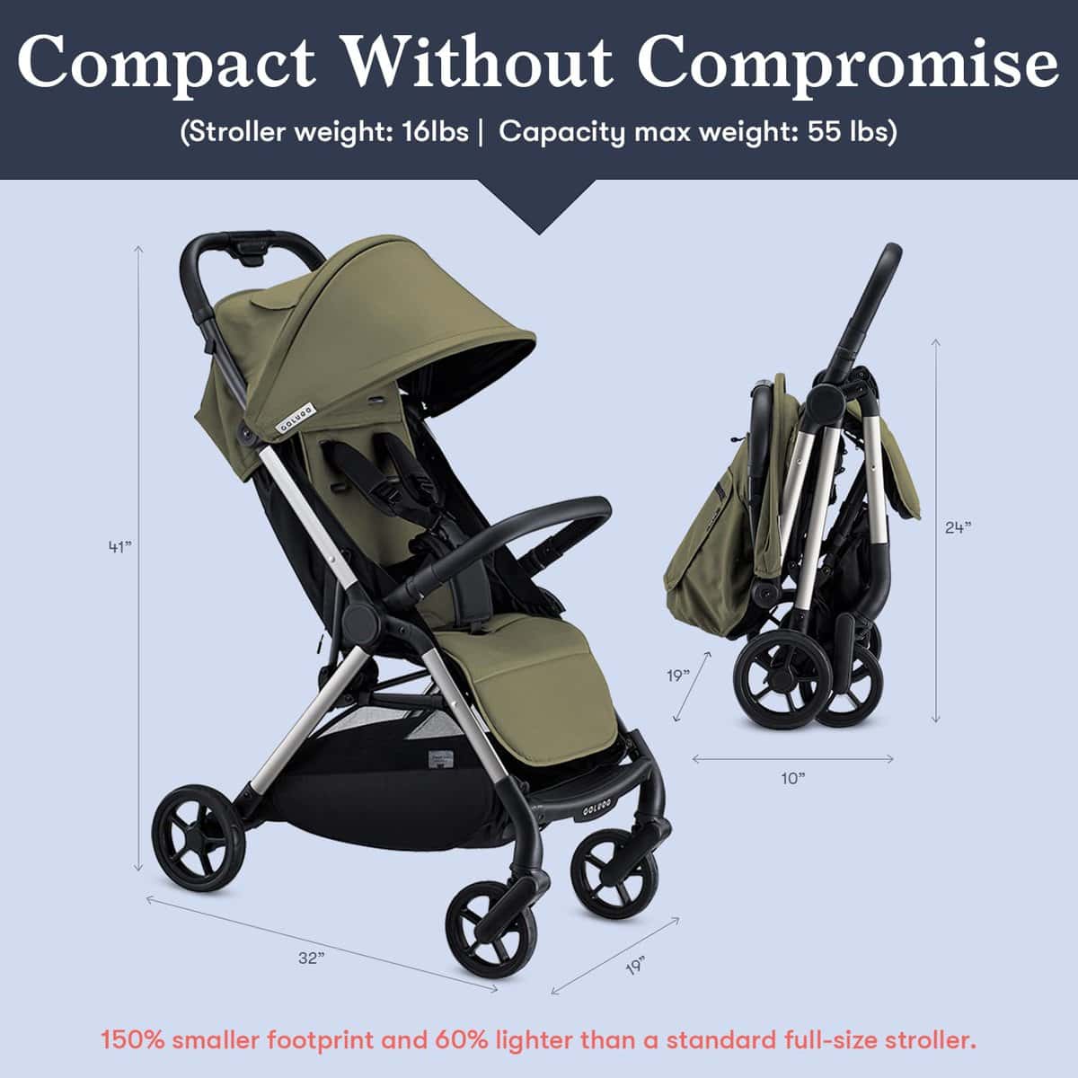 Carriola Colugo The One - Carriola Compacta Ligera Plegable - Imagen 5