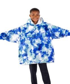 Manta con capucha de forro polar Sherpa de Bare Home -