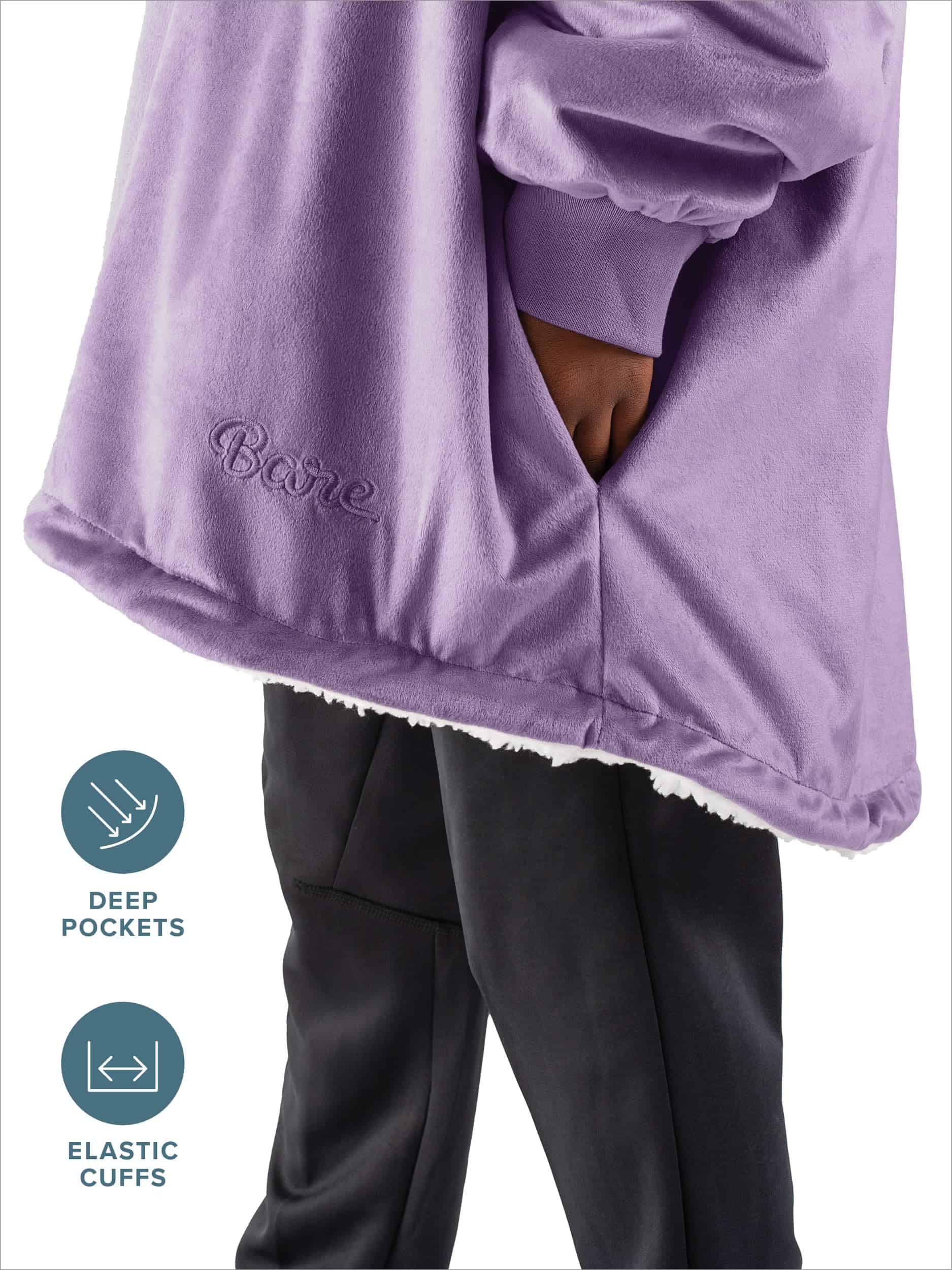 Manta de invierno Bare Home Sherpa Fleece - Manta portátil - Imagen 6