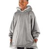 Manta portátil Bare Home Sherpa Fleece - Manta con capucha