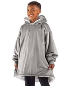 Manta portátil Bare Home Sherpa Fleece - Manta con capucha