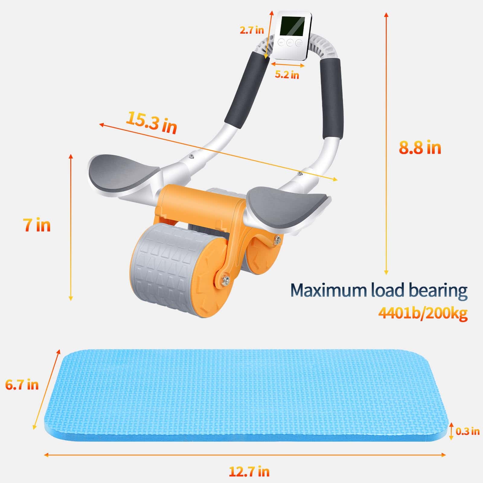 Rueda de Abdominales Tixahi con Temporizador Rebound - Imagen 7