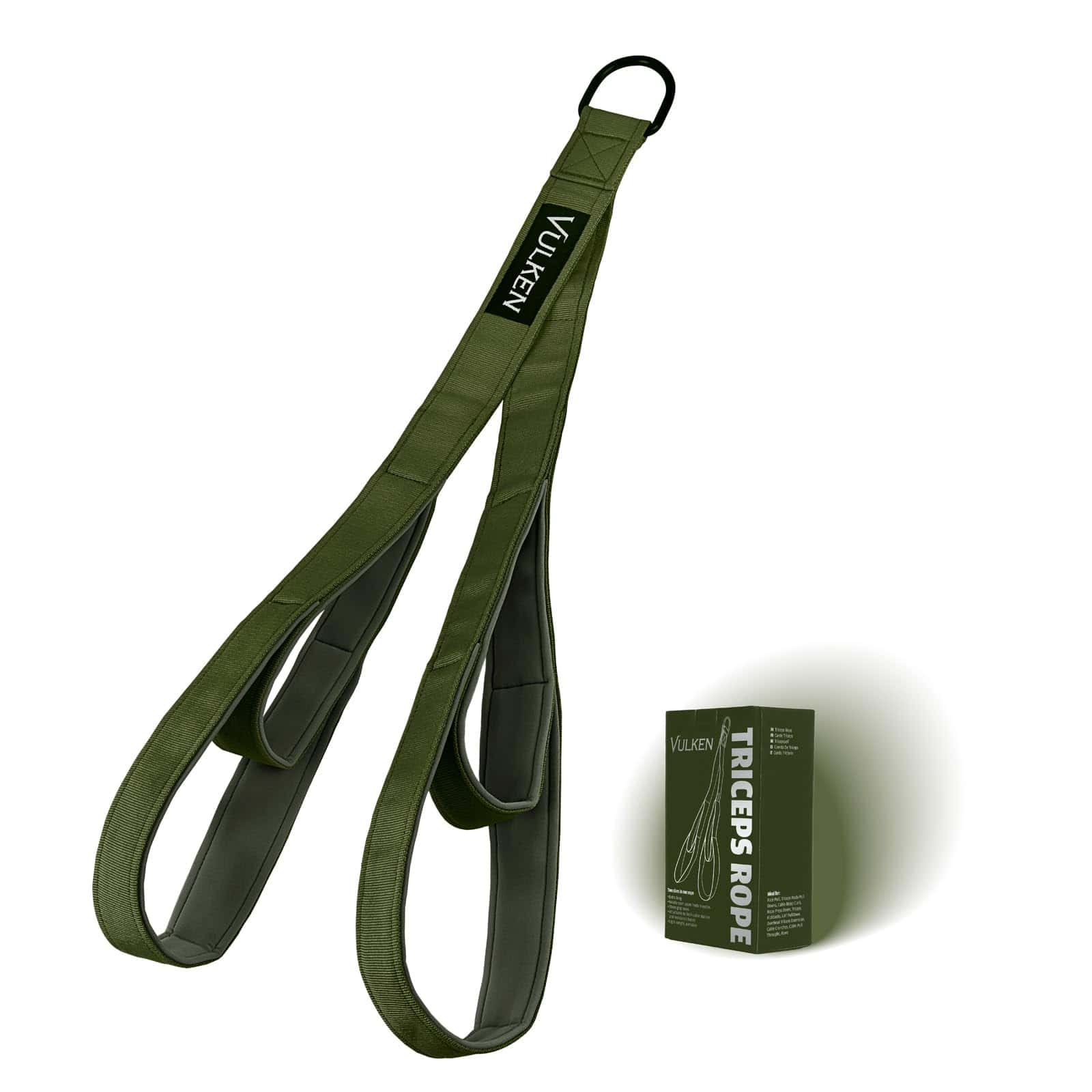 Cuerda de Tríceps Vulken, 28.7 Pulgadas & 22 -Verde