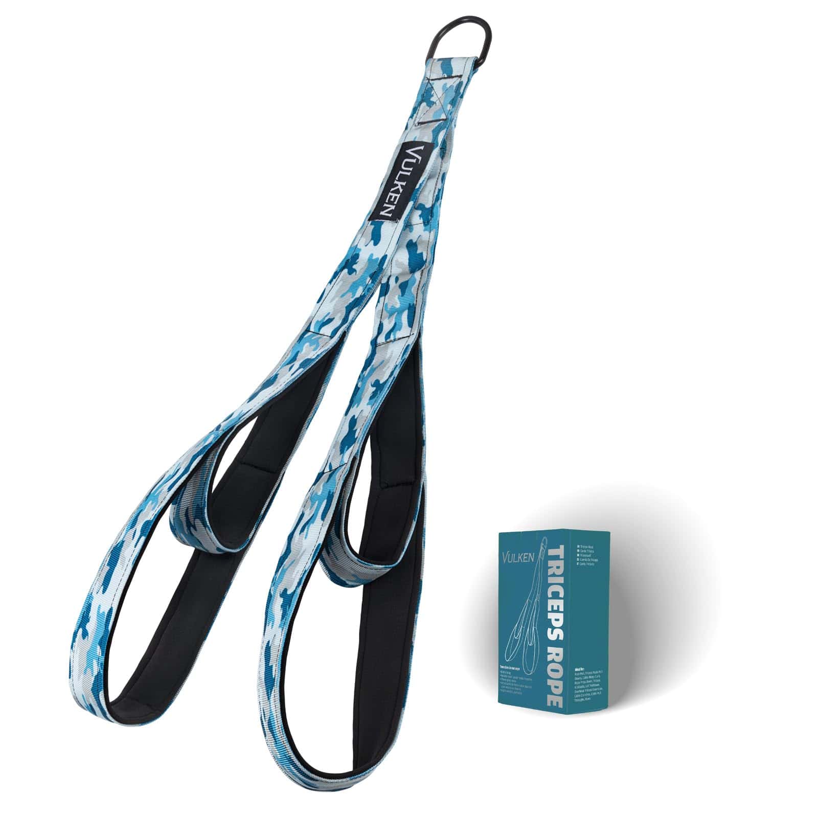 Cuerda de Tríceps Vulken, 28.7 Pulgadas & 22 -Azul