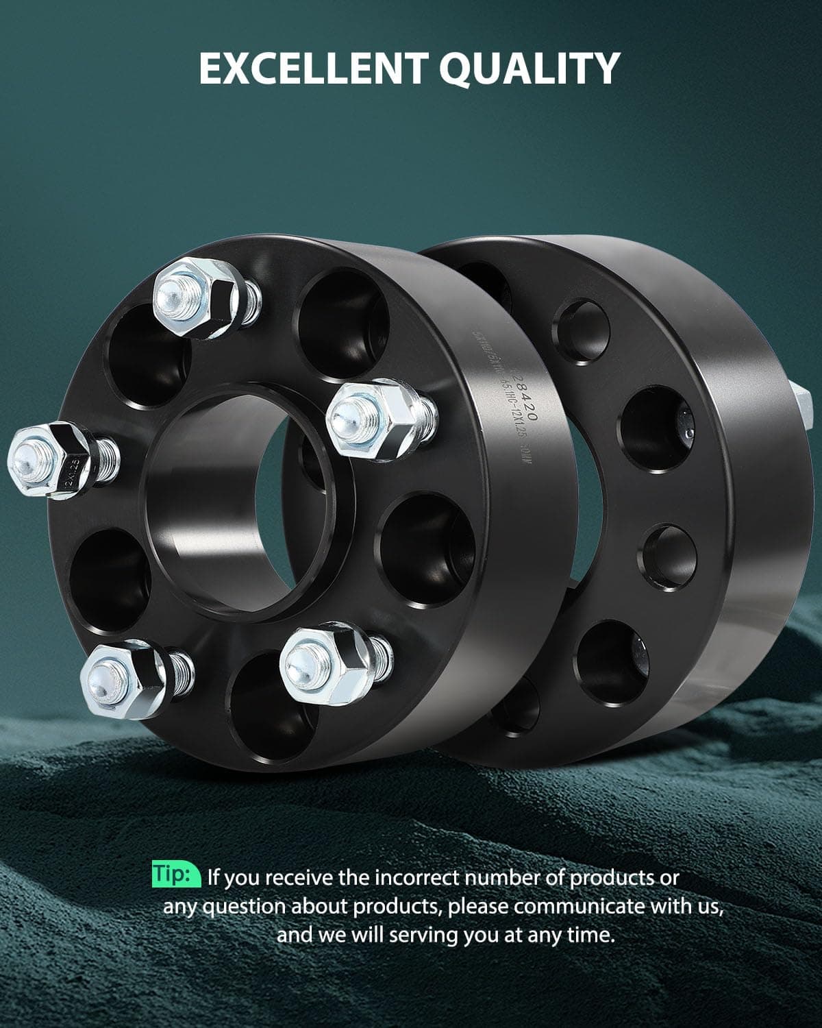 SCITOO 4Pcs Separadores de Llanta 5x110 de 2" de Mole - Imagen 7