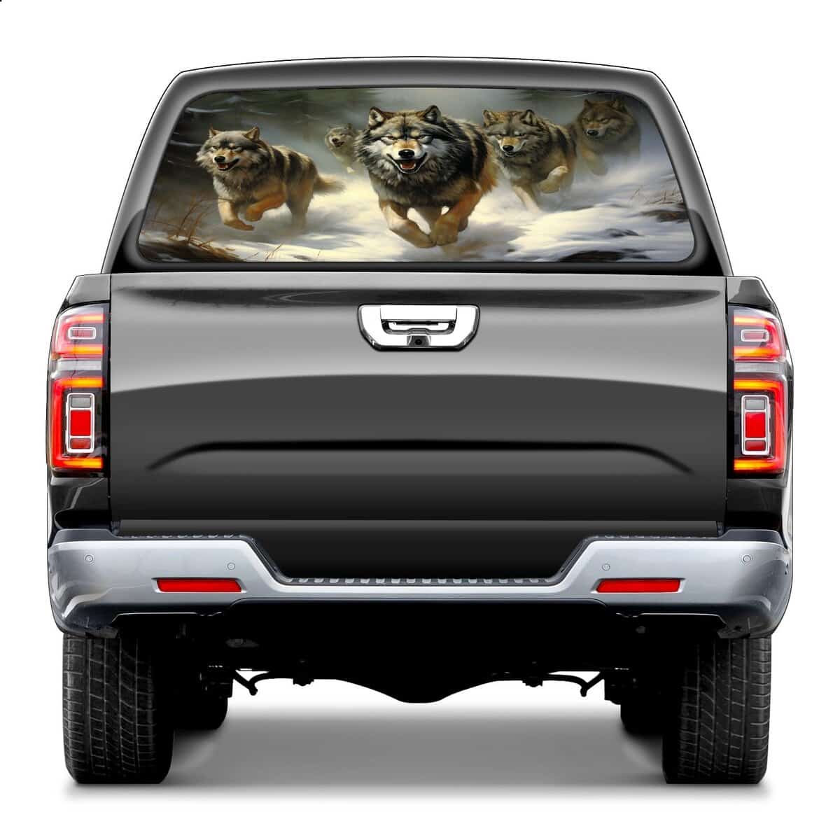 Gráficos de ventana trasera para camiones Calcomanías de