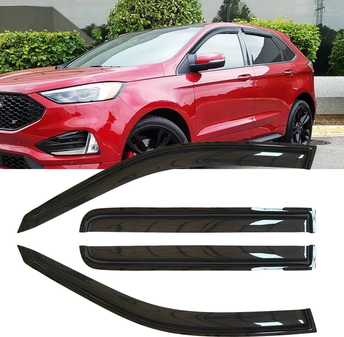 Deflectores de Ventana Laterales a Prueba de Lluvia y Sol - Imagen 3