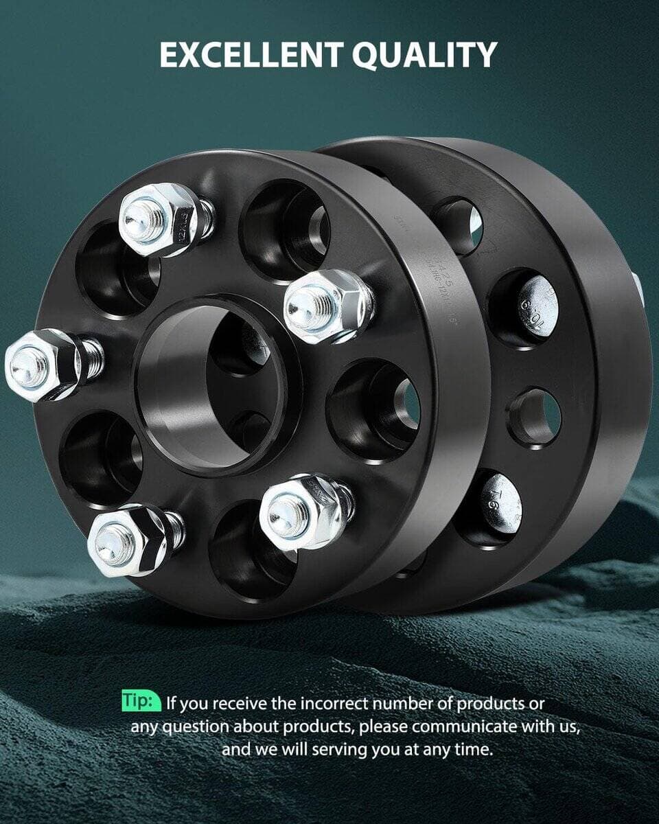 SCITOO 4Pcs Separadores de Rueda 5x100 1.5" Bore 54.1mm - Imagen 7