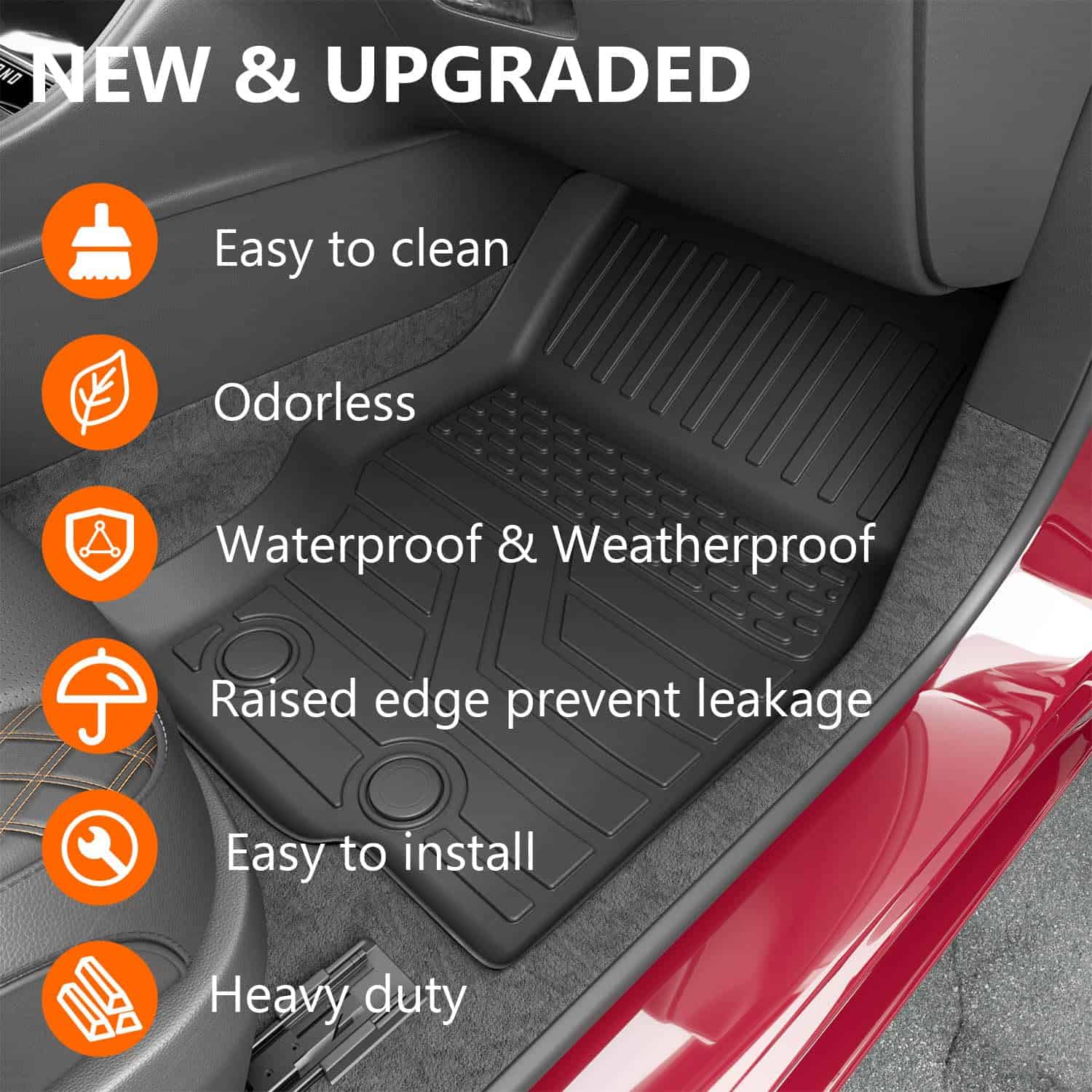 Tapete de Piso para 6 Asientos Compatible con Jeep Grand - Imagen 5