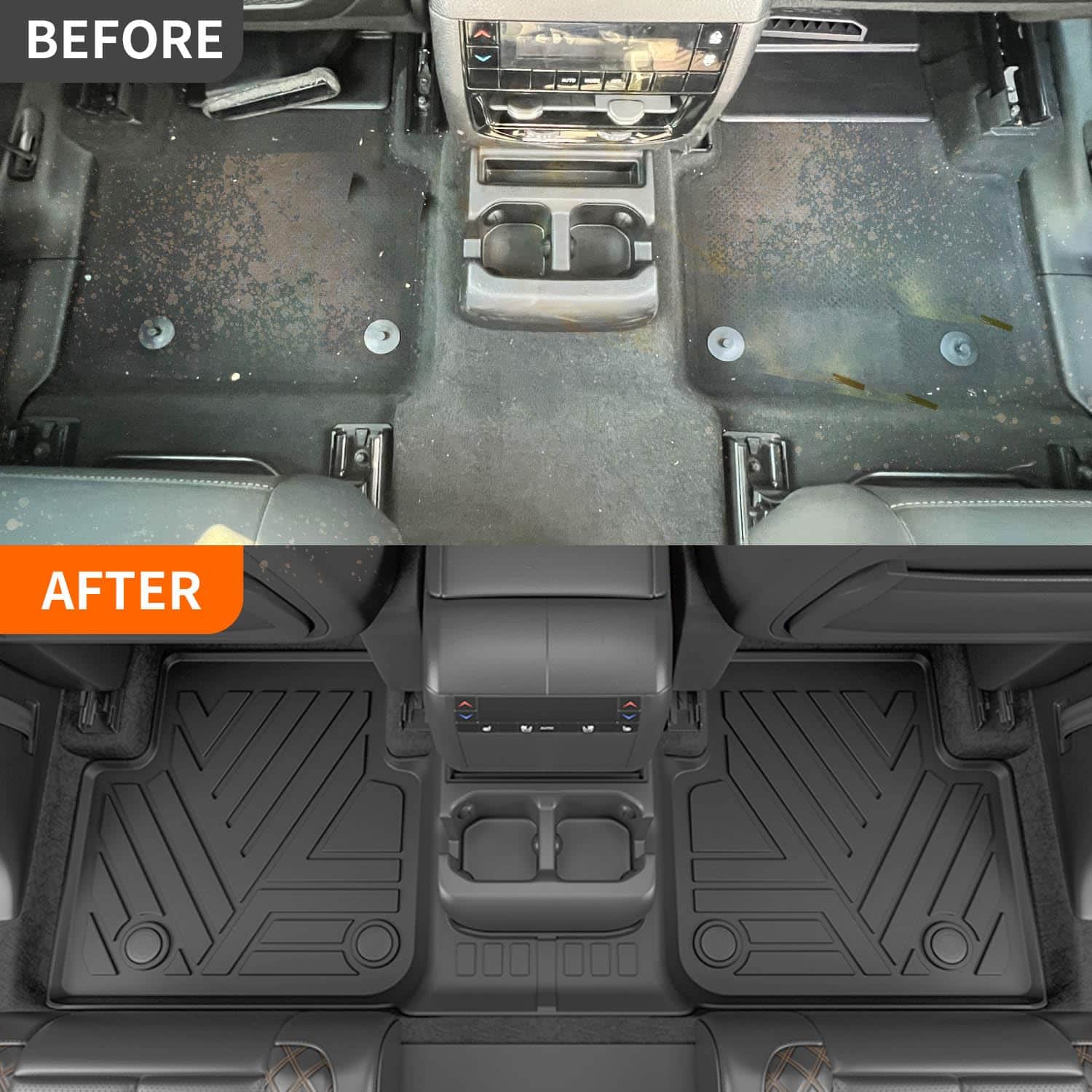 Tapete de Piso para 6 Asientos Compatible con Jeep Grand - Imagen 3