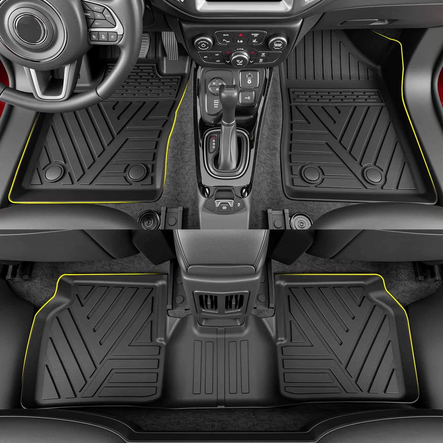 Tapete de Piso Compatible con Jeep Compass 2017-2025 - Imagen 6