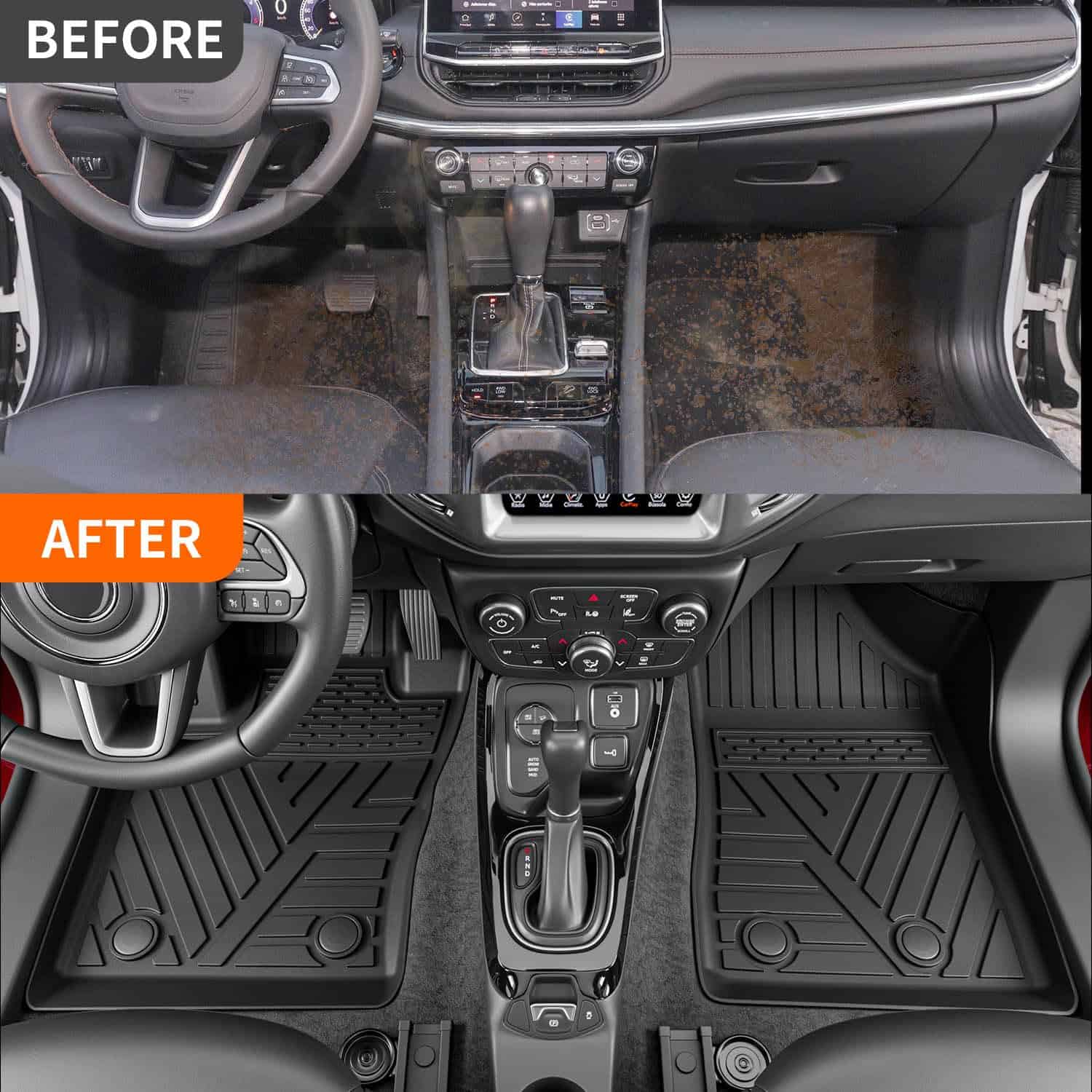 Tapete de Piso Compatible con Jeep Compass 2017-2025 - Imagen 4