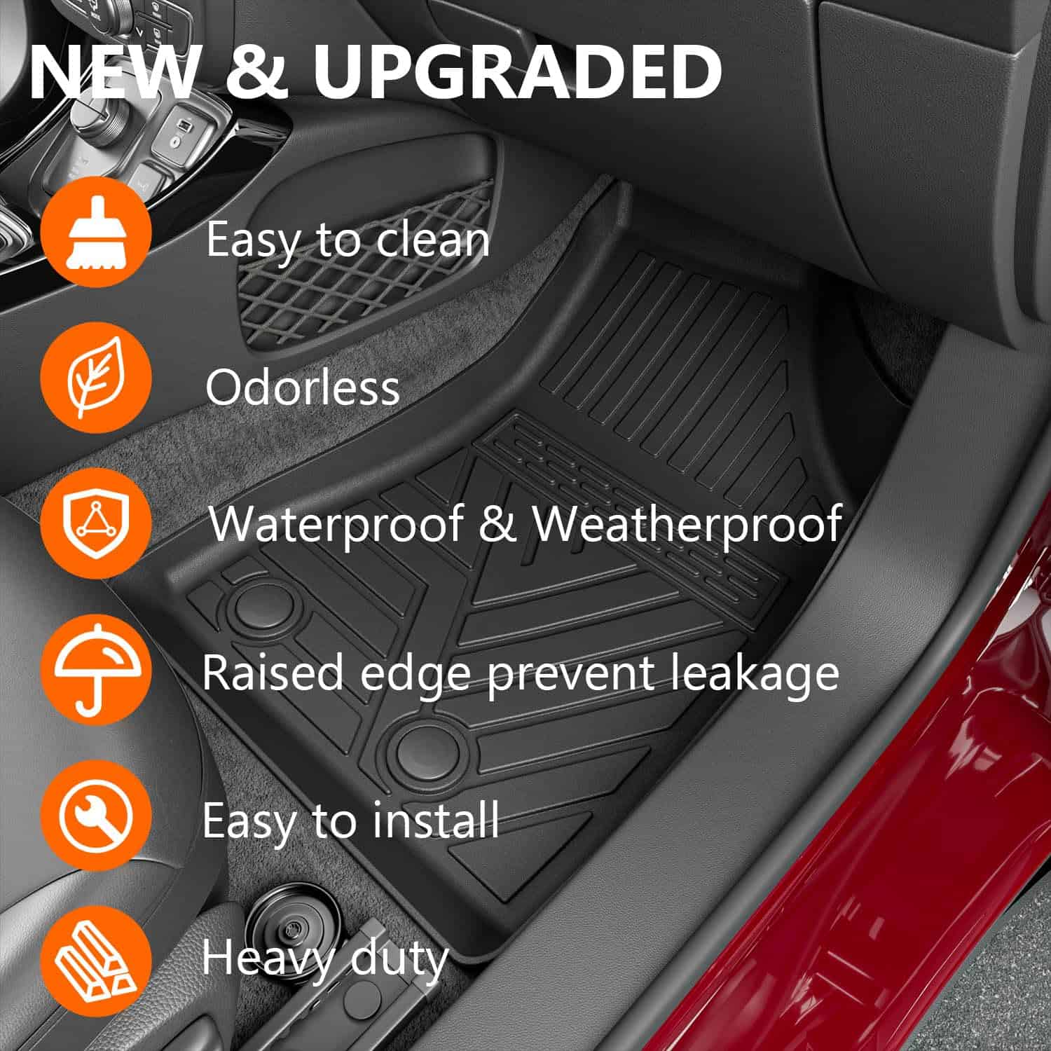 Tapete de Piso Compatible con Jeep Compass 2017-2025 - Imagen 5