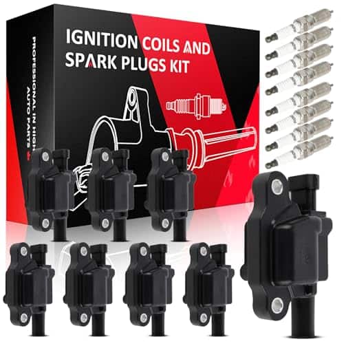 SCITOO 8 bobinas de encendido + 8 bujías de iridio, para