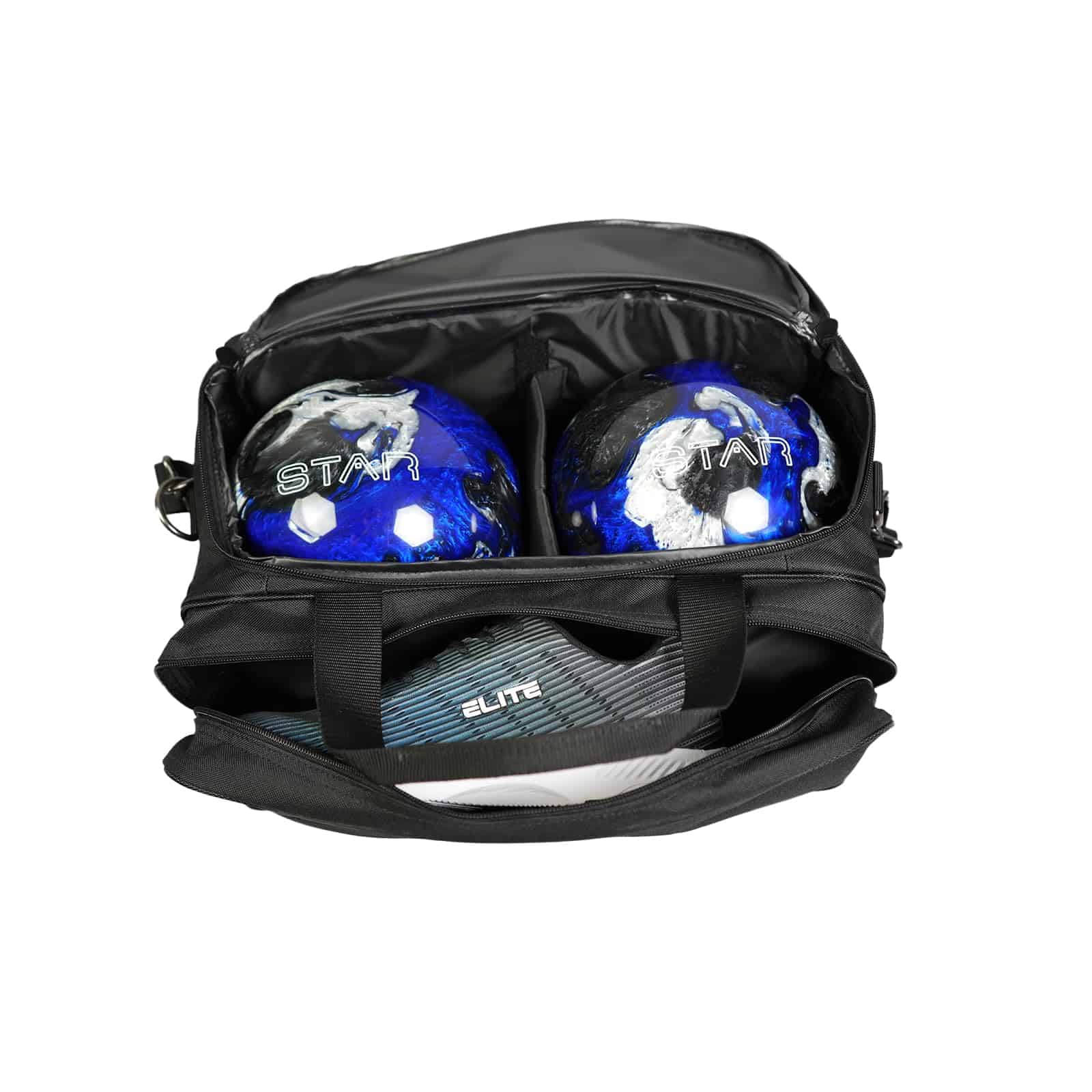 Bolsa de bolos ELITE Deluxe 2 Ball Plus Double Tote con - Imagen 7