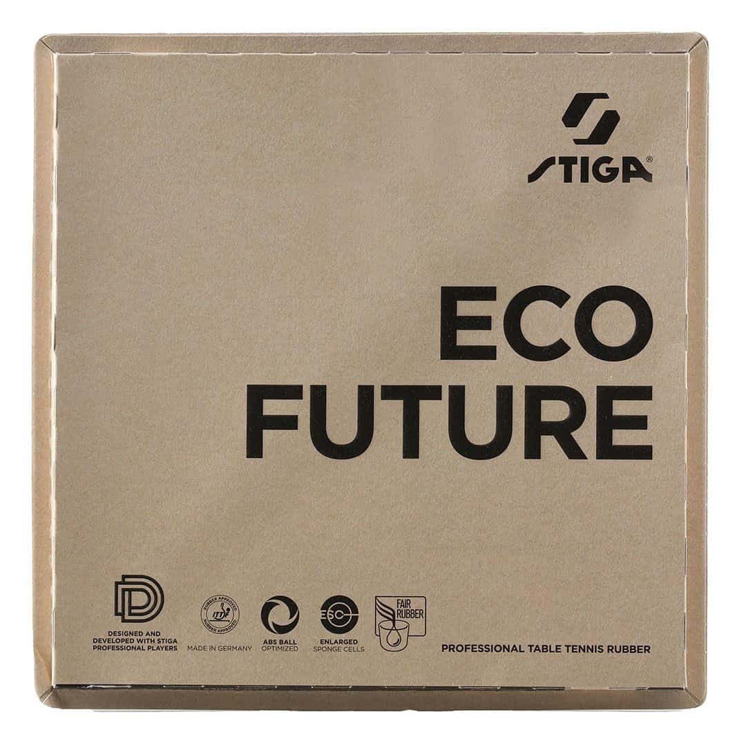 Stiga Goma ECO Future M 2.1 Goma de Tenis de Mesa, Dureza