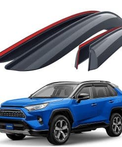 Deflectores de ventanas laterales irrompibles -Humo Premium